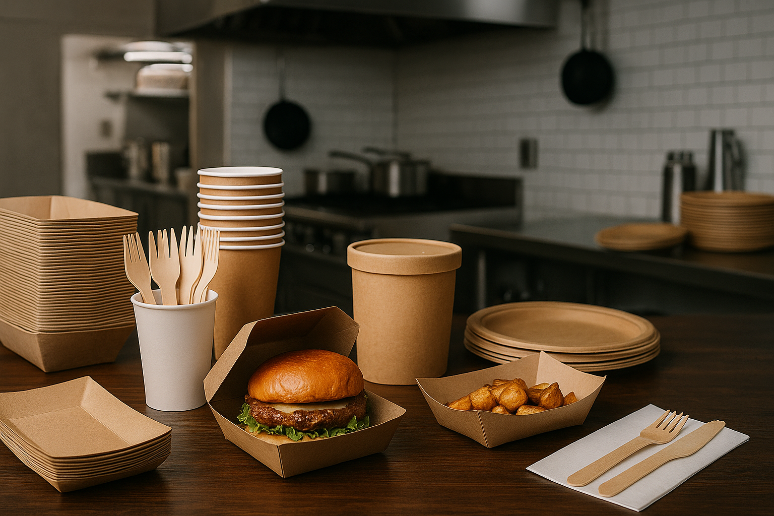 Restaurant and catering food-service disposables